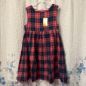 Mini Boden Tartan dress 8-9y